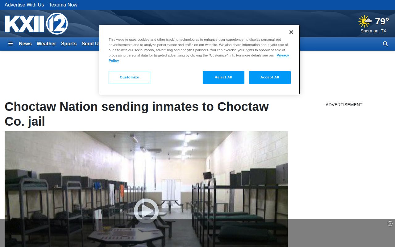 Choctaw Nation detainees housed at Choctaw County Jail release context