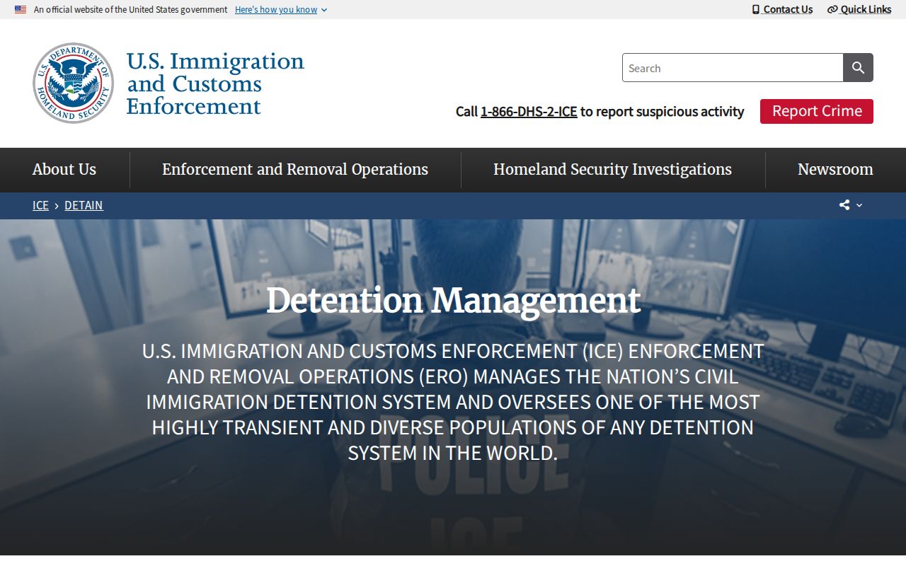 ICE detention information and release contact for Choctaw County transfers